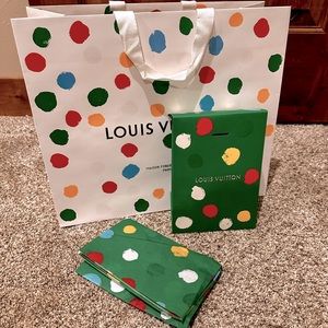 Louis Vuitton x Yayoi Kusama shopping bags